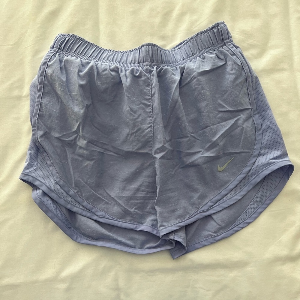 Purple Nike shorts